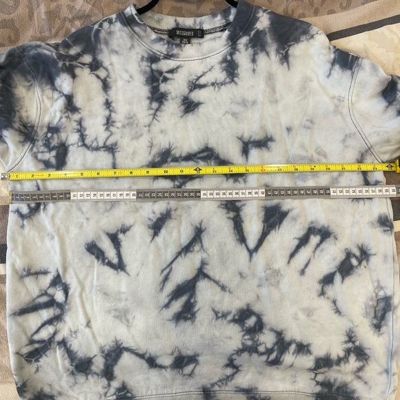 Missguided Relaxed Fit Color Block Sweatshirt size 4 - Picture 4 of 5